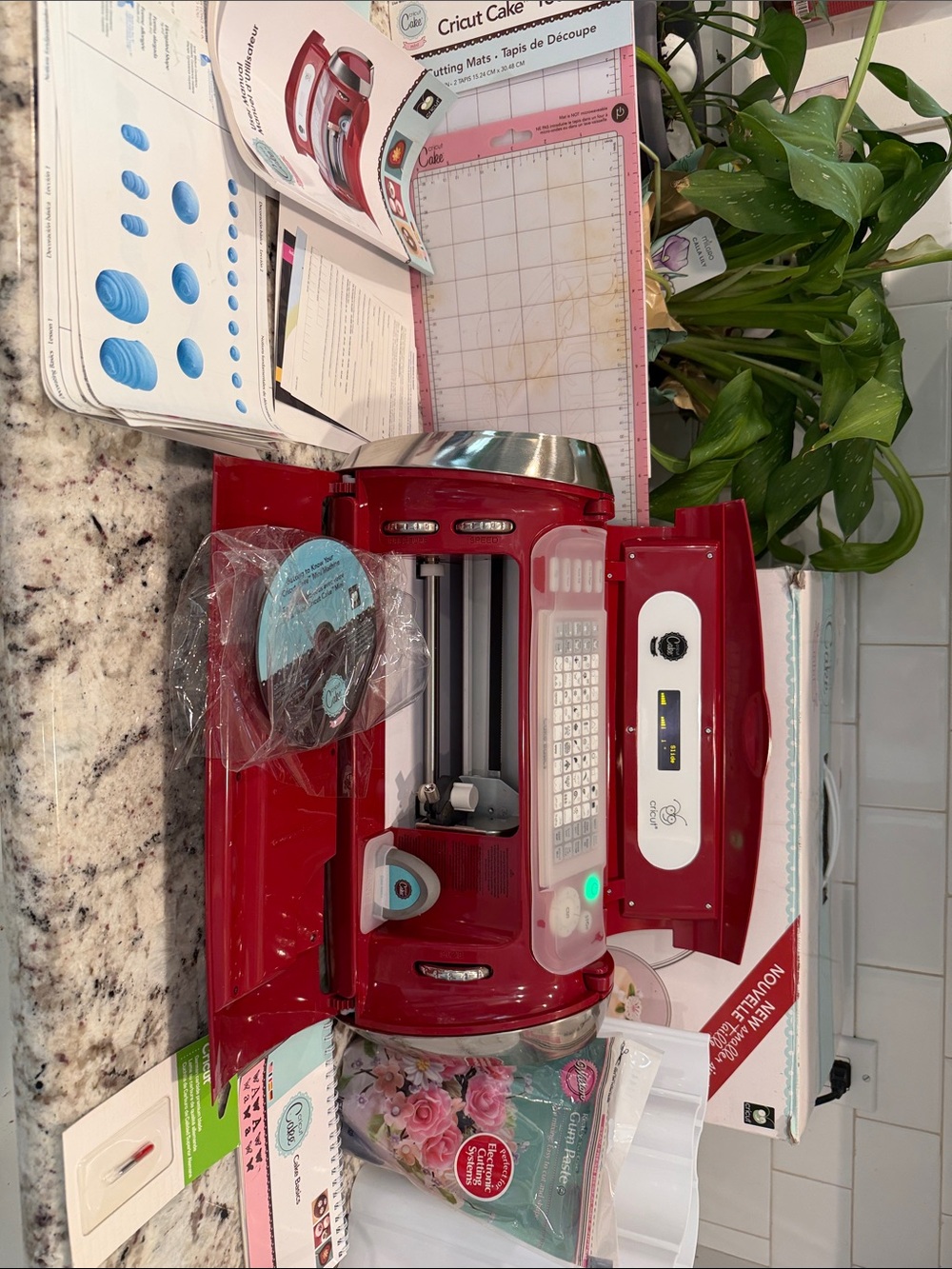 Cricut Red Cake Decorating Machine